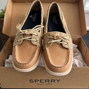 Sperry Top-Siders (Laguna Linen/Sand/Gold)